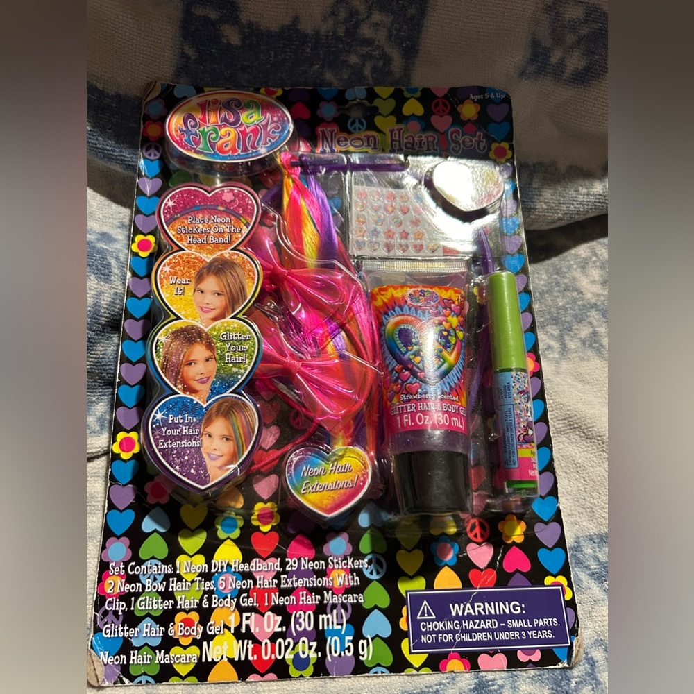 Lisa Frank Neon Hair Set